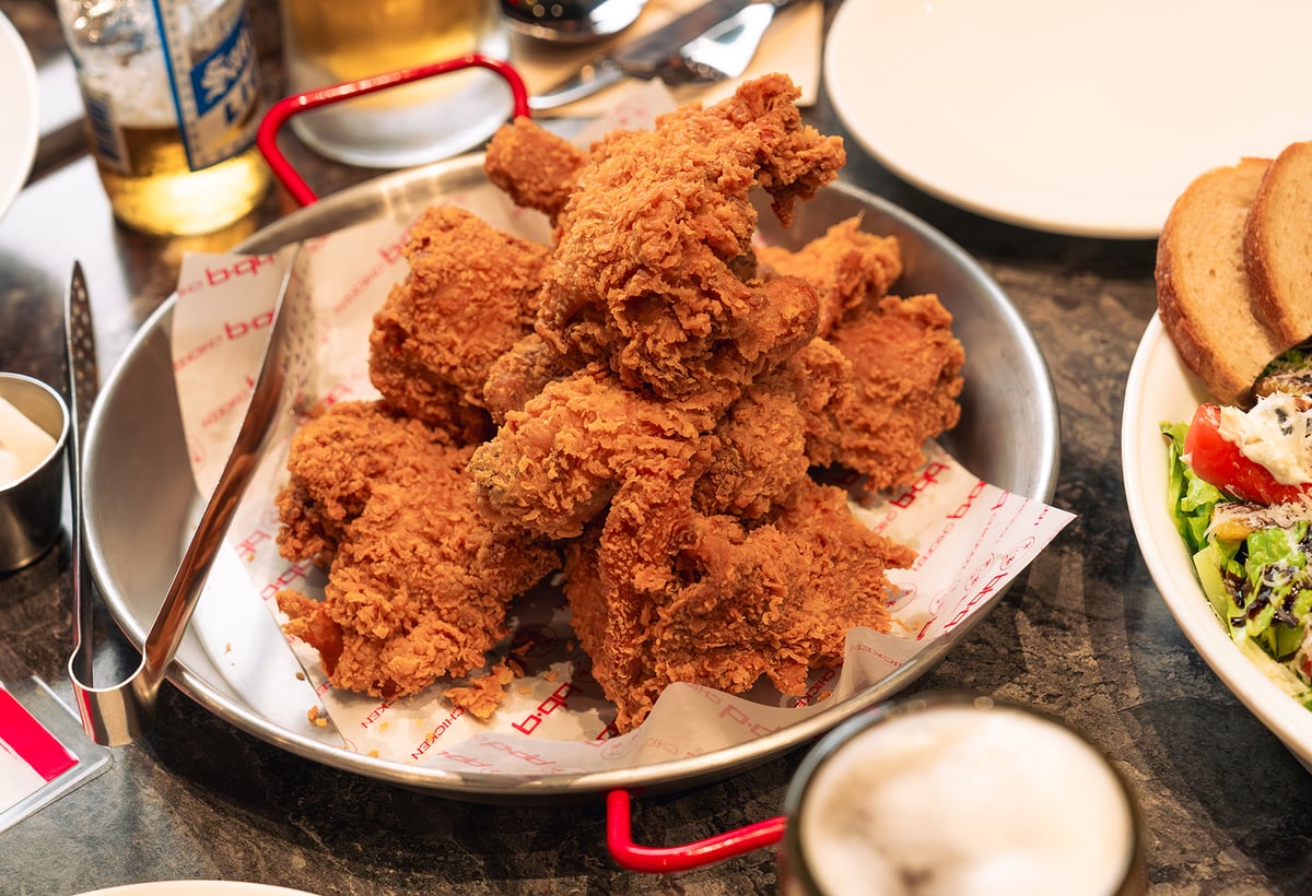 BB.Q’s signature Golden Original fried chicken.